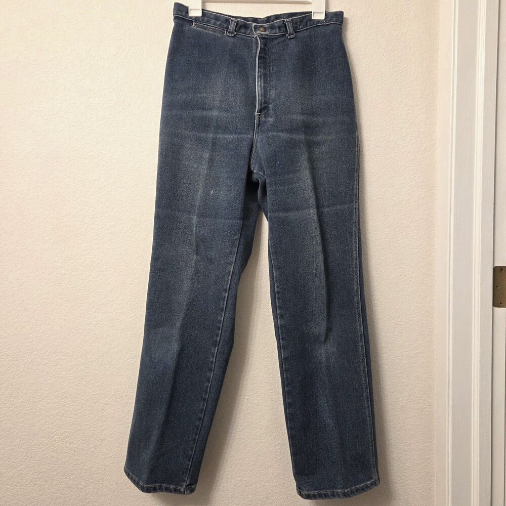 70s Vintage Levi's 731 High-Rise Straight Medium Wash Denim Blue Jeans (29x29)